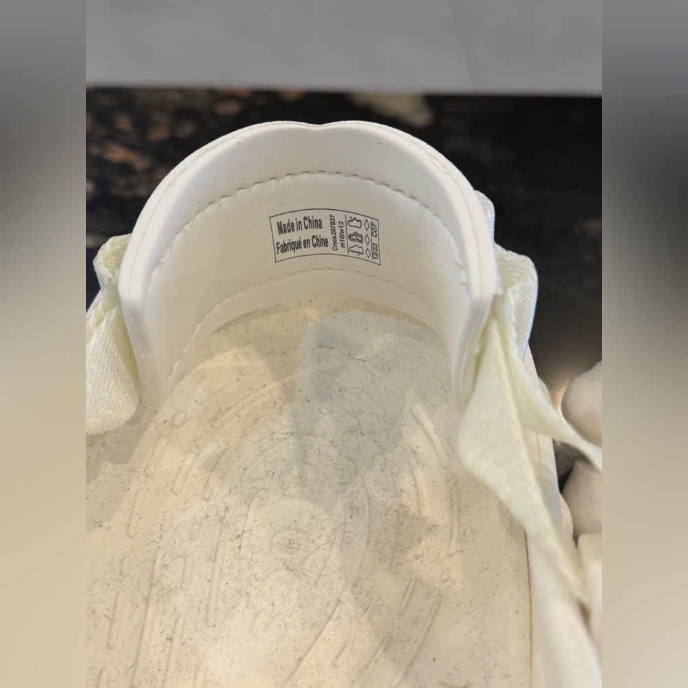 CROCS White Crocs Clogs – Men’s US 10 (Worn 2x) - Picture 2 of 6